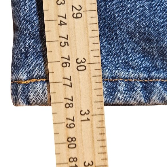 L.L. Bean Women's high rise Lined Jeans Blue 8 MT Cabincore Gorpcore Trail Fit - Picture 9 of 16